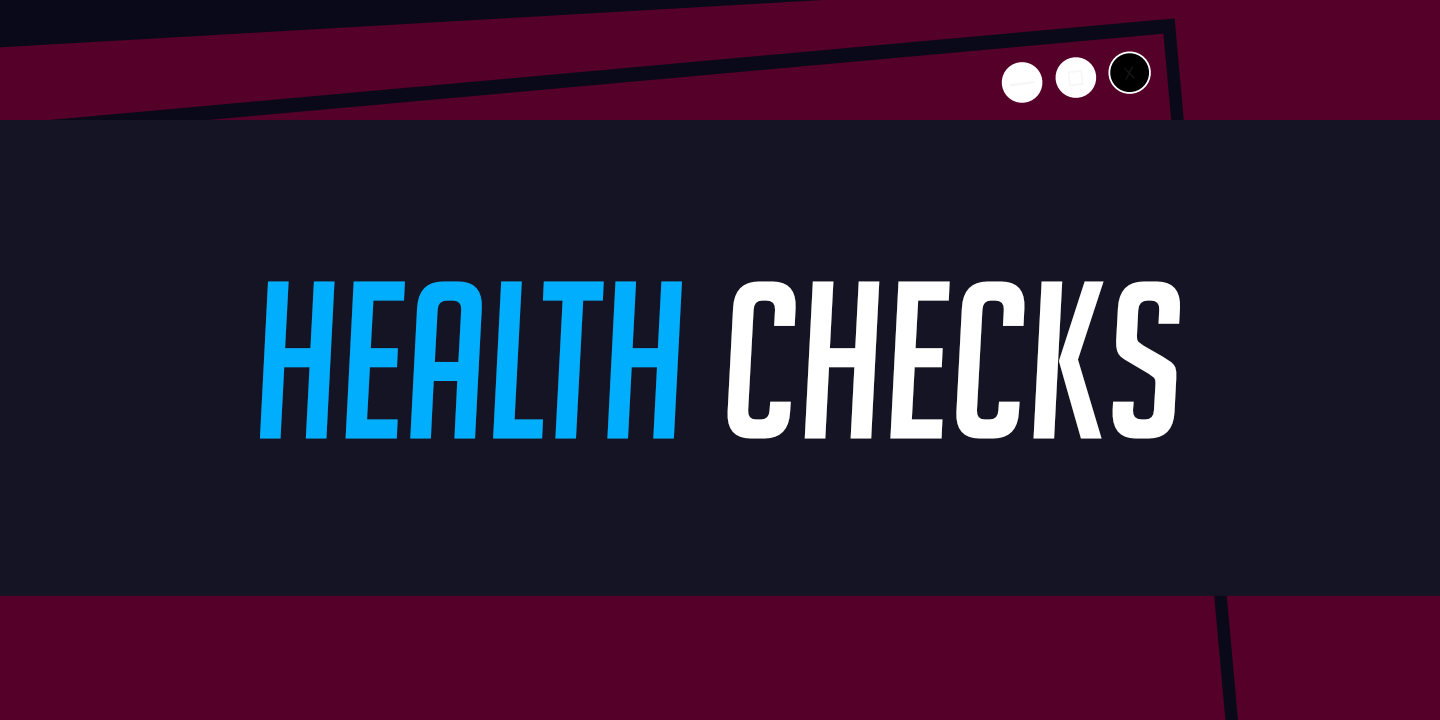 How to enable health checks